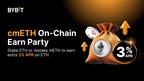 bybit-launches-on-chain-earn:-up-to-3%-apr-with-$cmeth-and-guaranteed-eth-rewards